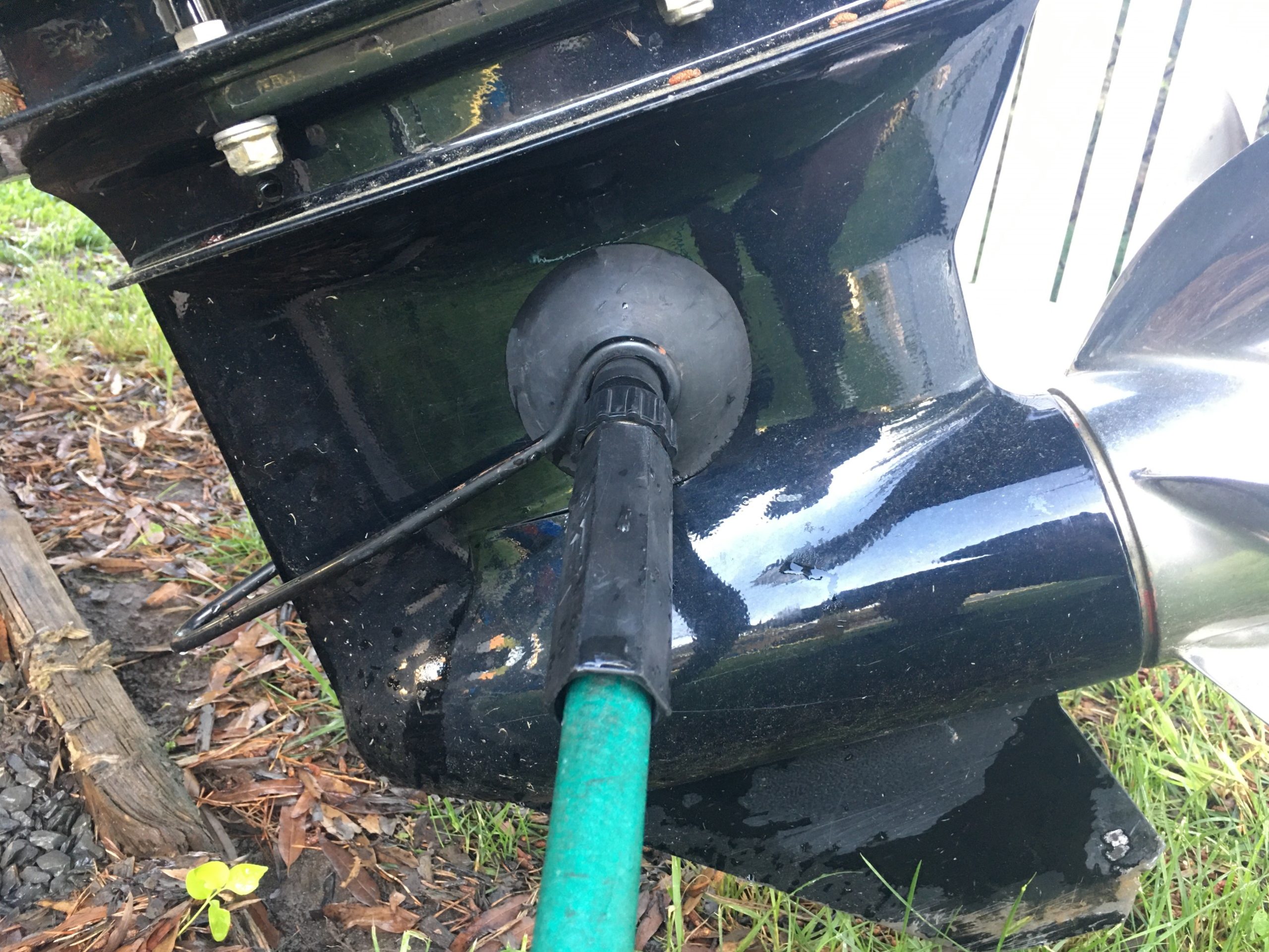 How To Run Your Boat Out of the Water On Muffs, or Motor Flushers